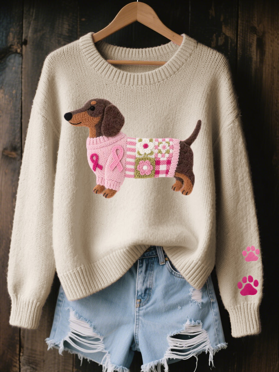 Charlie | Comfortable Knit Sweater with Dog