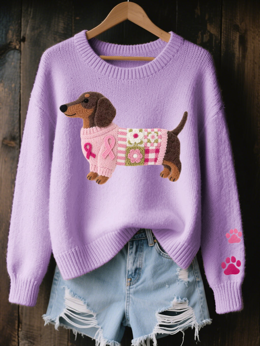 Charlie | Comfortable Knit Sweater with Dog