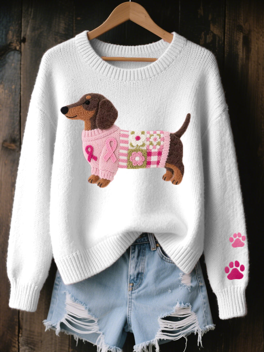 Charlie | Comfortable Knit Sweater with Dog