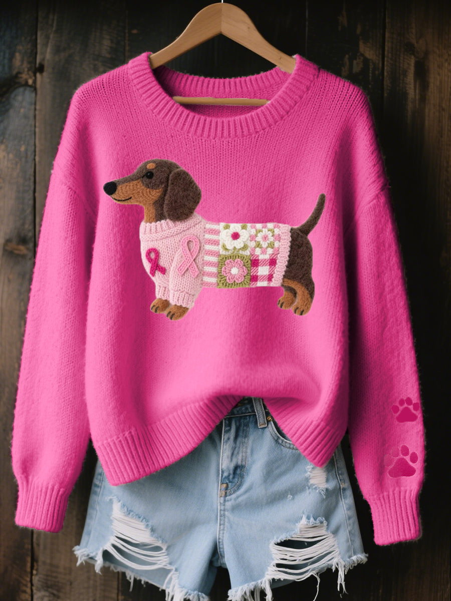 Charlie | Comfortable Knit Sweater with Dog