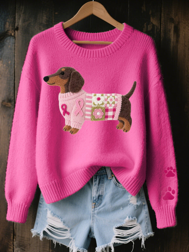 Charlie | Comfortable Knit Sweater with Dog