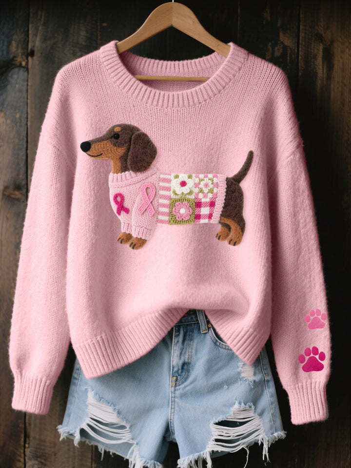 Charlie | Comfortable Knit Sweater with Dog