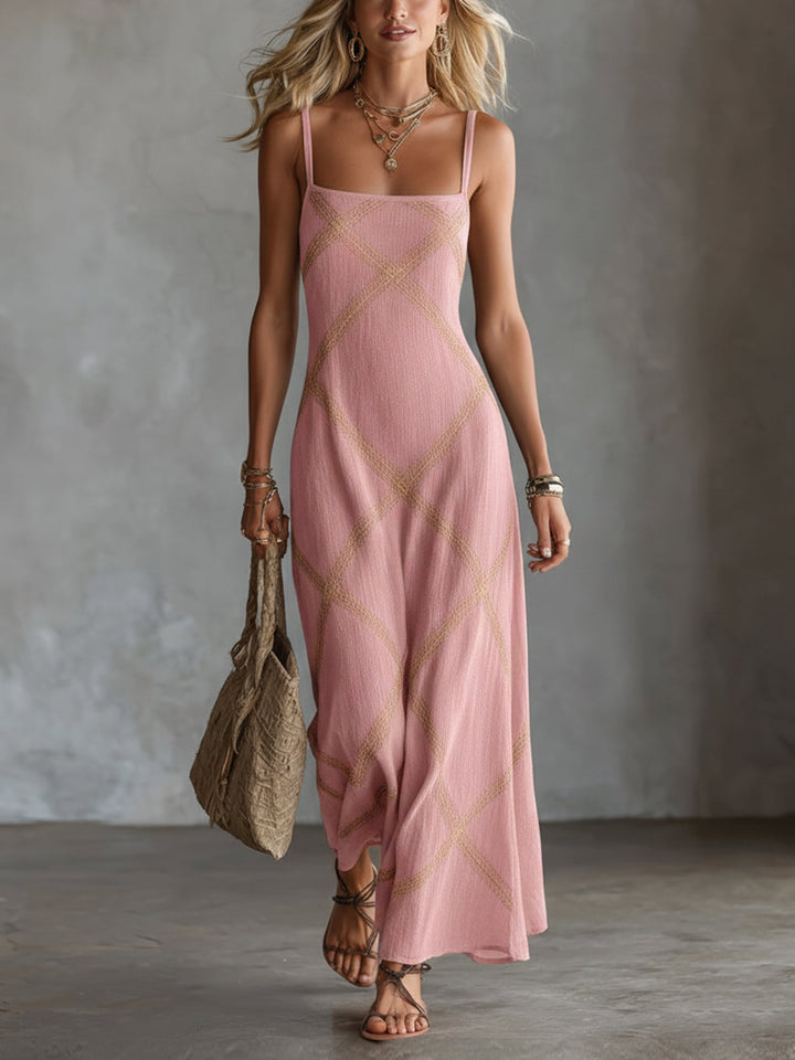 Eleanor | Geometric Maxi Dress