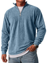 Vhon | Retro Quarter Zip Shirt
