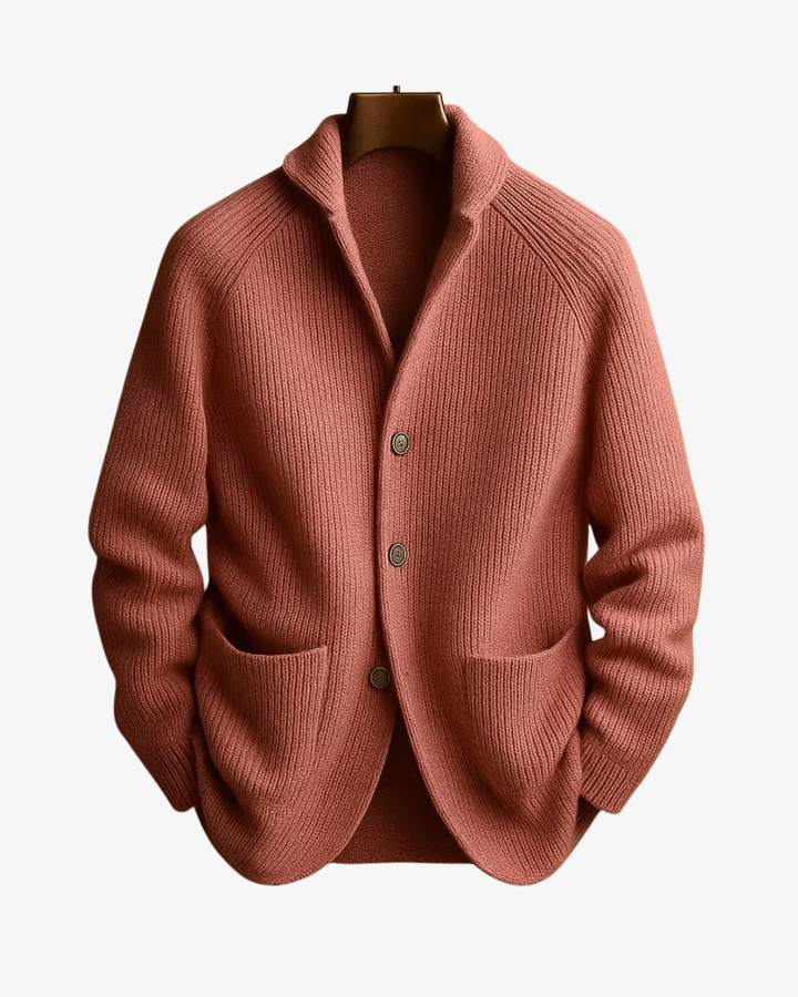 Elmar – Tailored Button-Front Cardigan