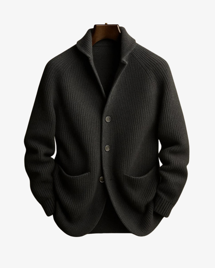 Elmar – Tailored Button-Front Cardigan
