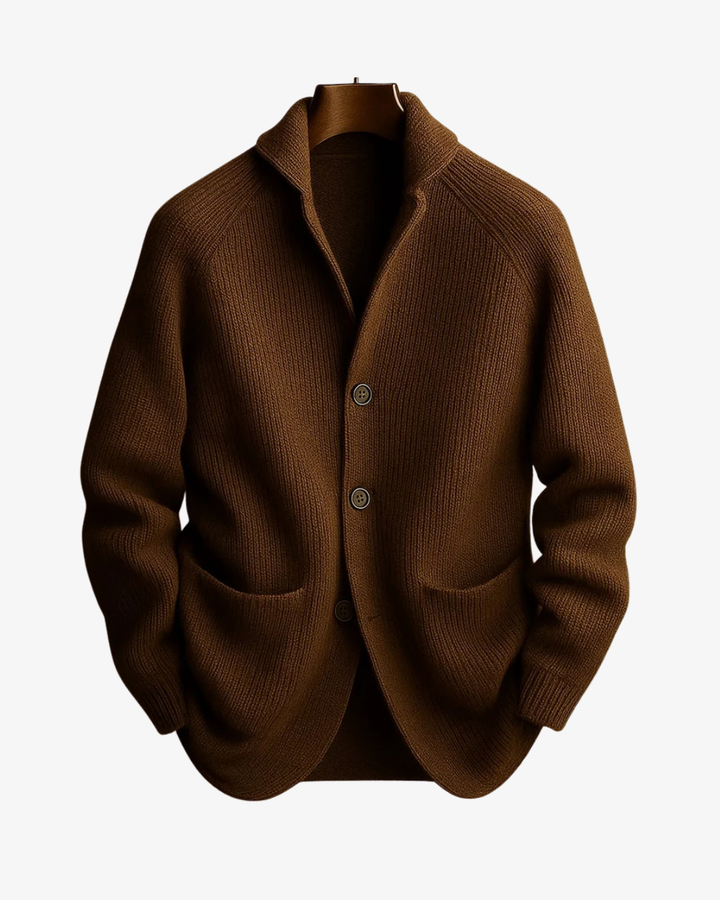 Elmar – Tailored Button-Front Cardigan