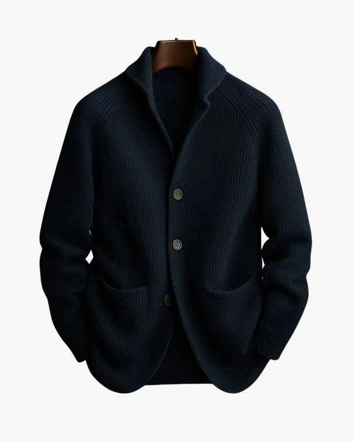 Elmar – Tailored Button-Front Cardigan
