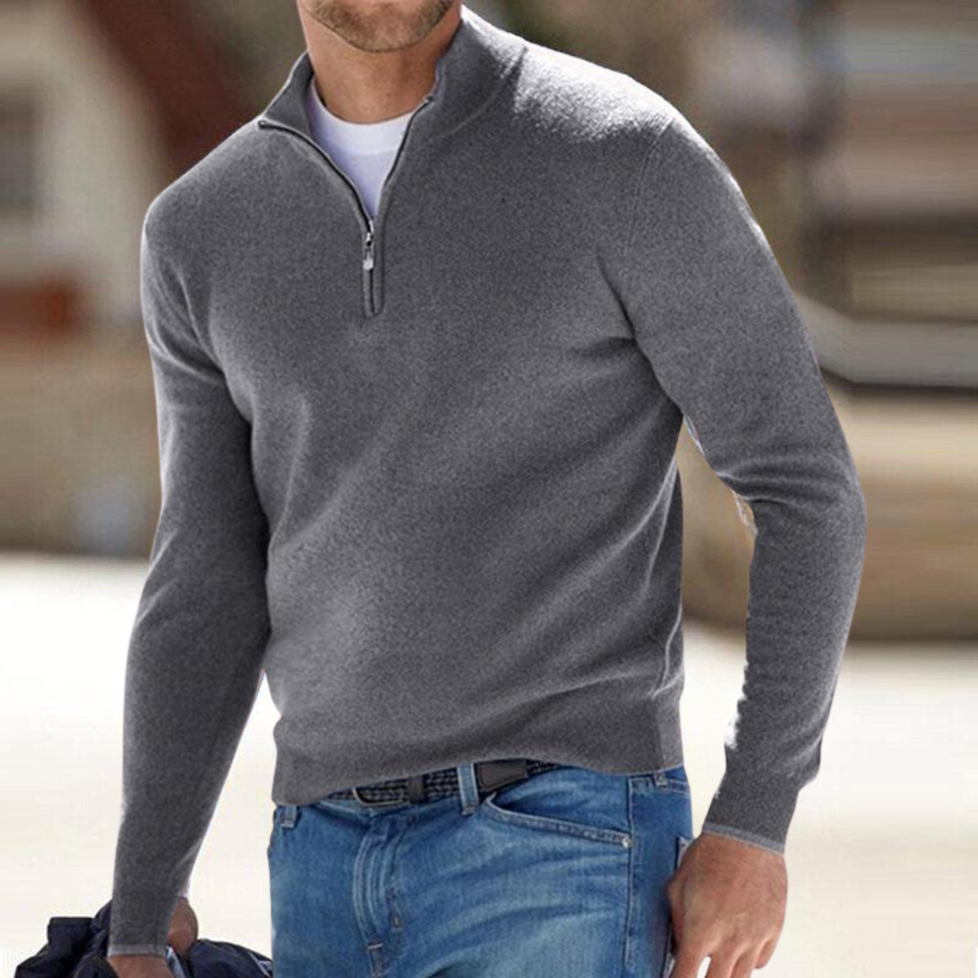 Harron | Premium Half Zip Sweater