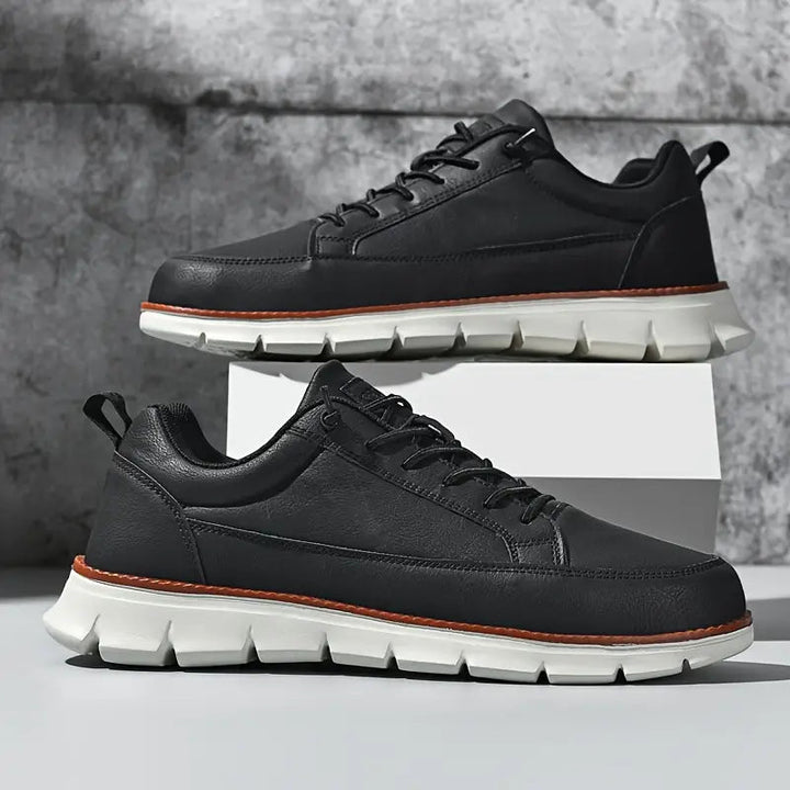 James – Comfortable Leather Trainers