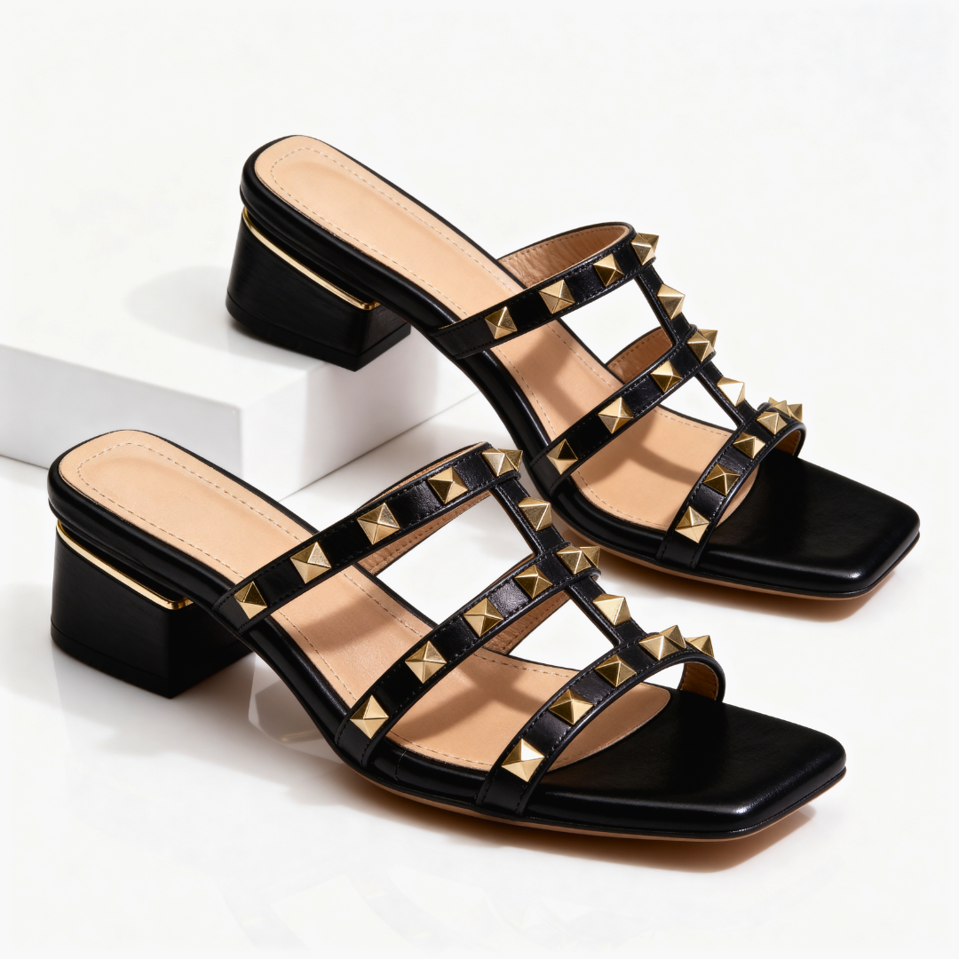 Lola | Studded Heels