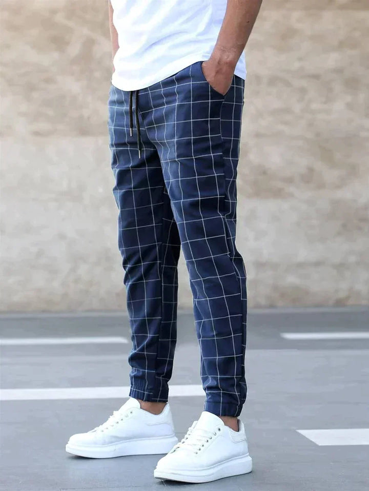 Adrien | Fashion Grid Sweatpants