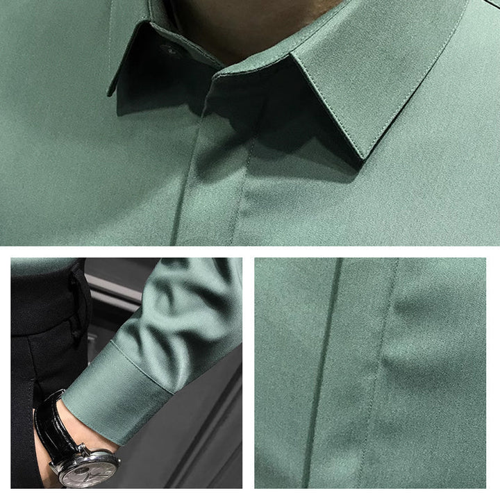 Nathan | Sharp and Simple Iron-Free Shirt