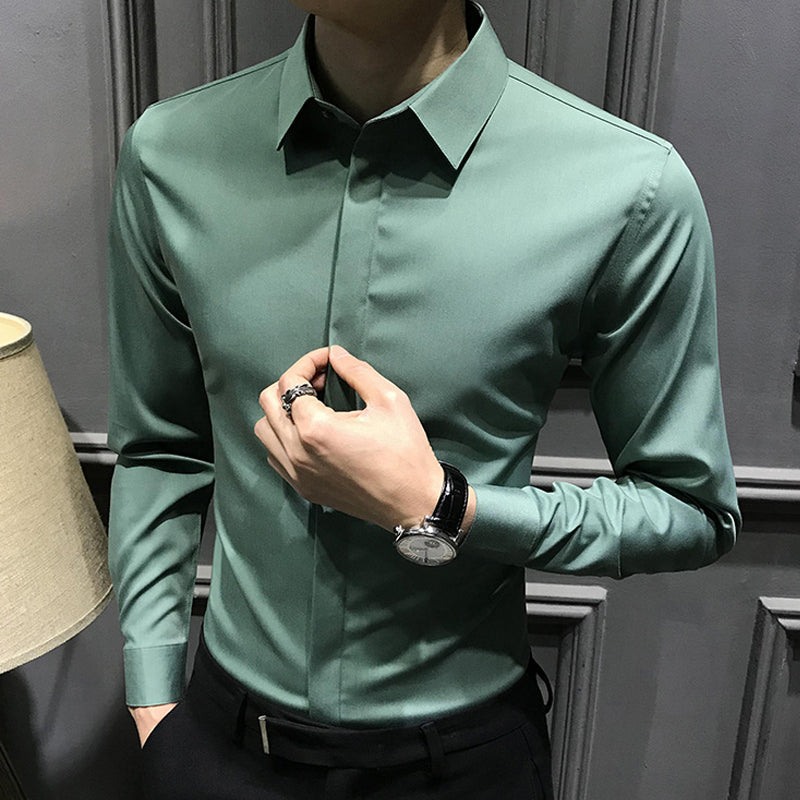 Nathan | Sharp and Simple Iron-Free Shirt