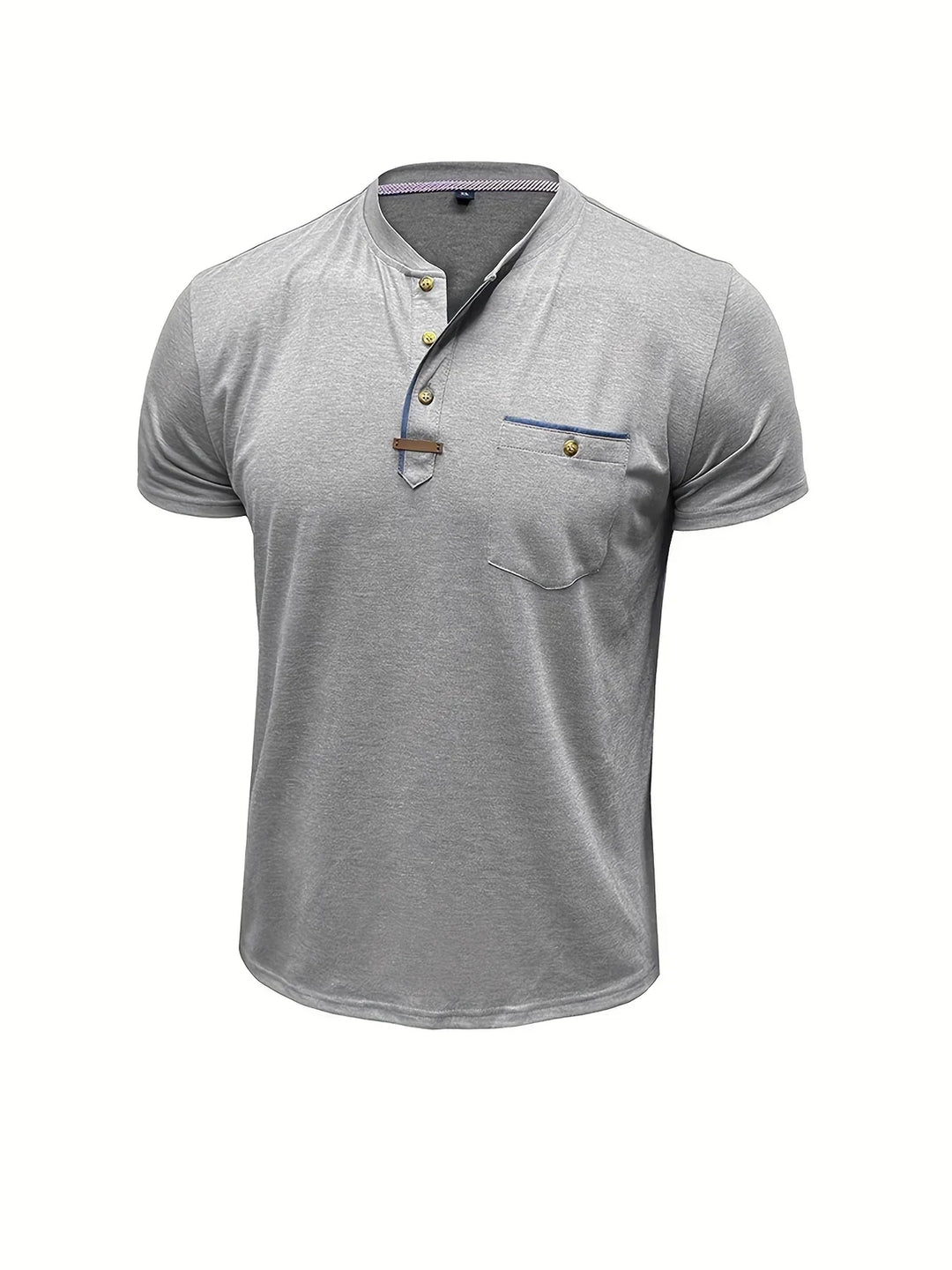 Slade | Classic Round Neck Pocket Shirt