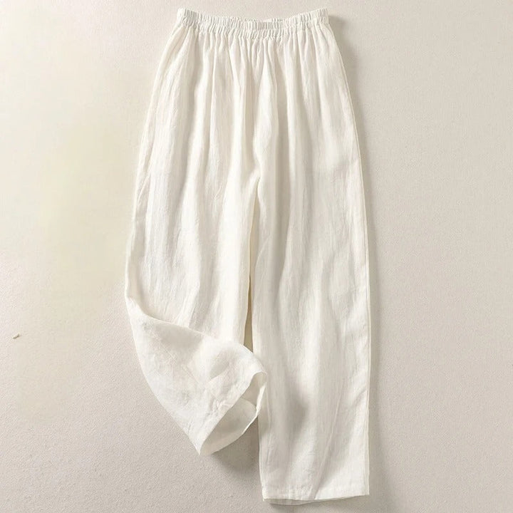 Amalia | Fluid Cotton and Linen Pants