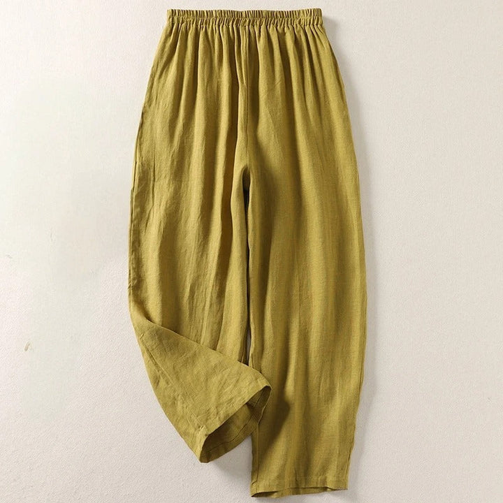 Amalia | Fluid Cotton and Linen Pants