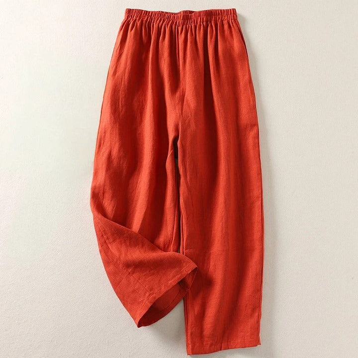 Amalia | Fluid Cotton and Linen Pants