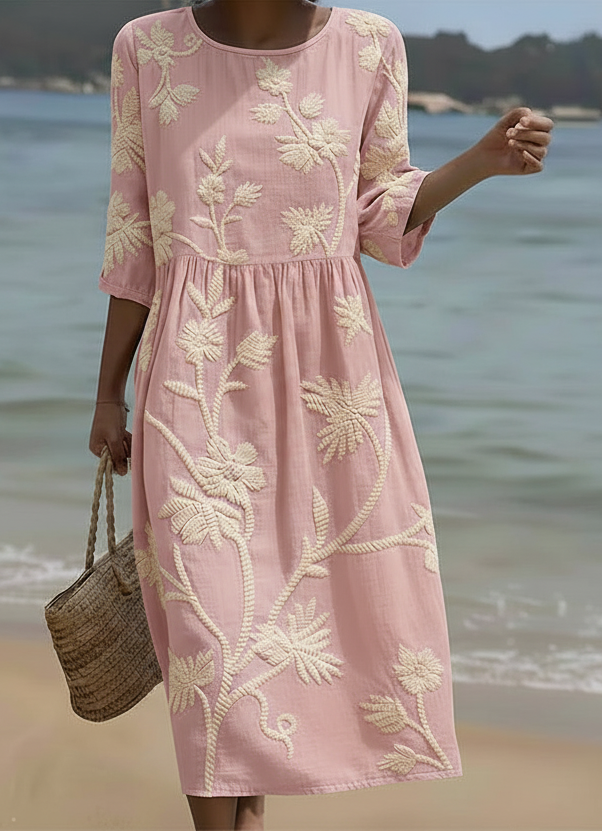 Casual Women's Floral Print Dress