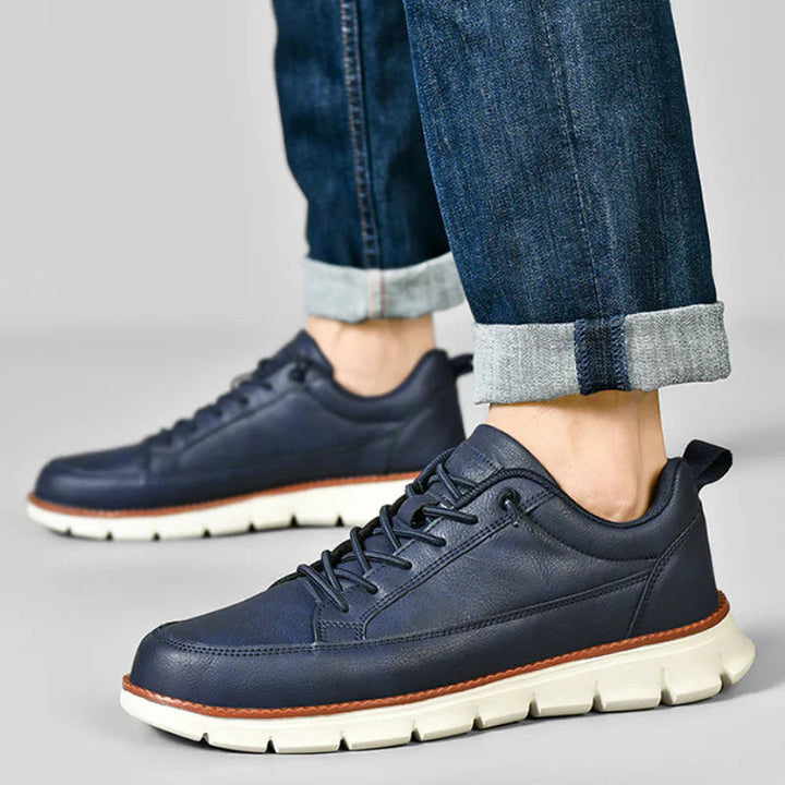 James – Comfortable Leather Trainers