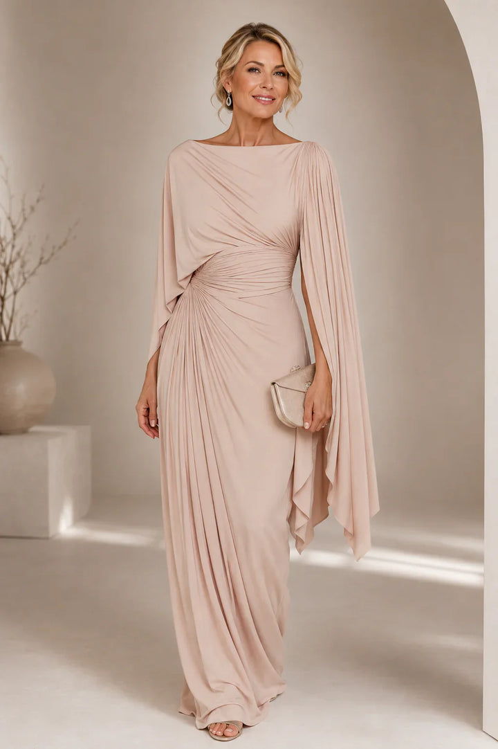 Victoria | Draped Evening Gown