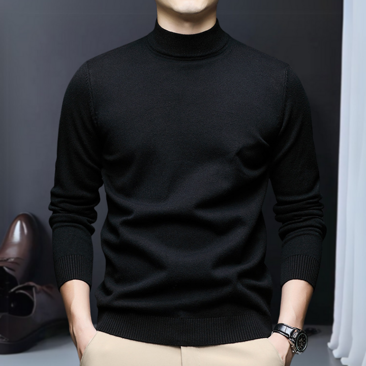 Derik | Chic Mock Neck Sweater