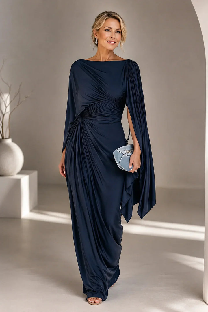 Victoria | Draped Evening Gown