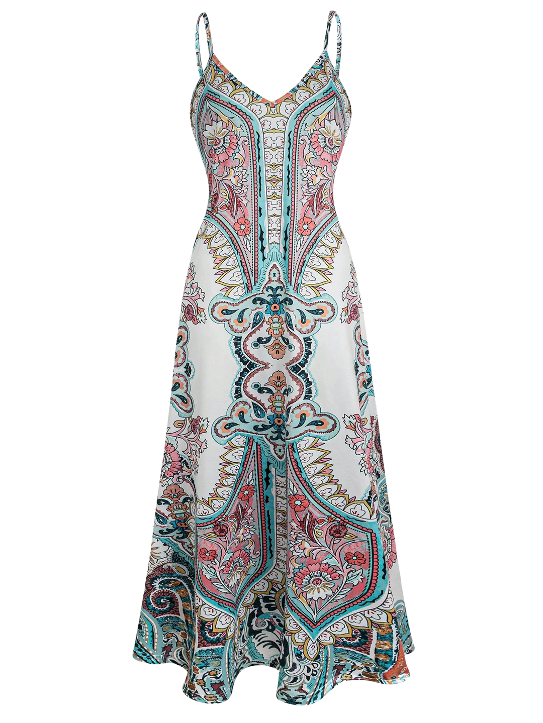 Georgina | Boho Floral Print Dress