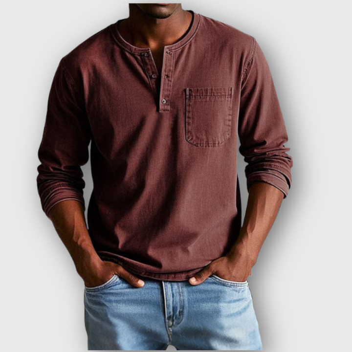 Max - Vintage Henley Shirt