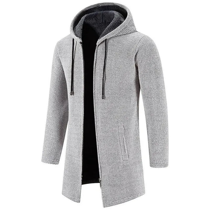 Khier - Refined Hooded Long Coat