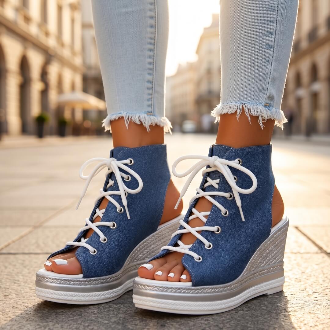 Emanuela | Wedge Sandals