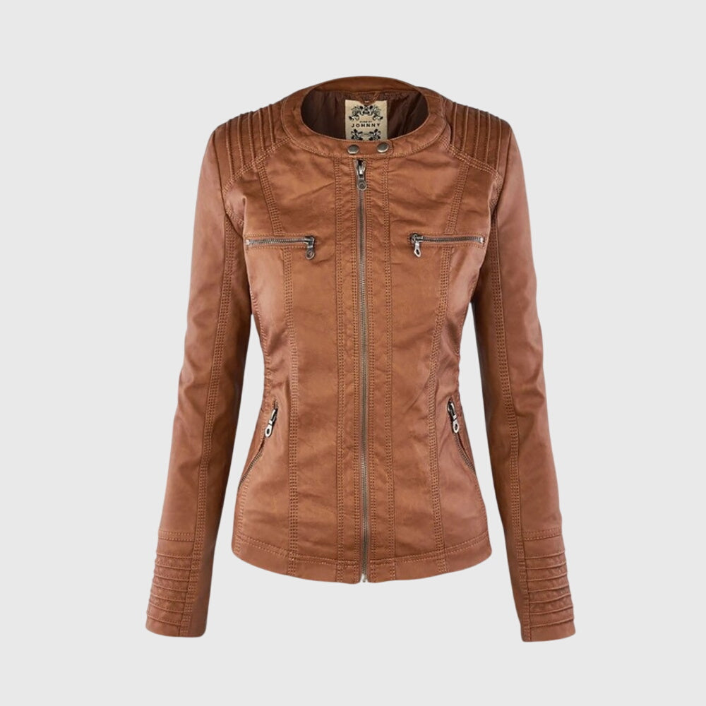 KAROLINE | The Stylish and Unique Leather Jacket