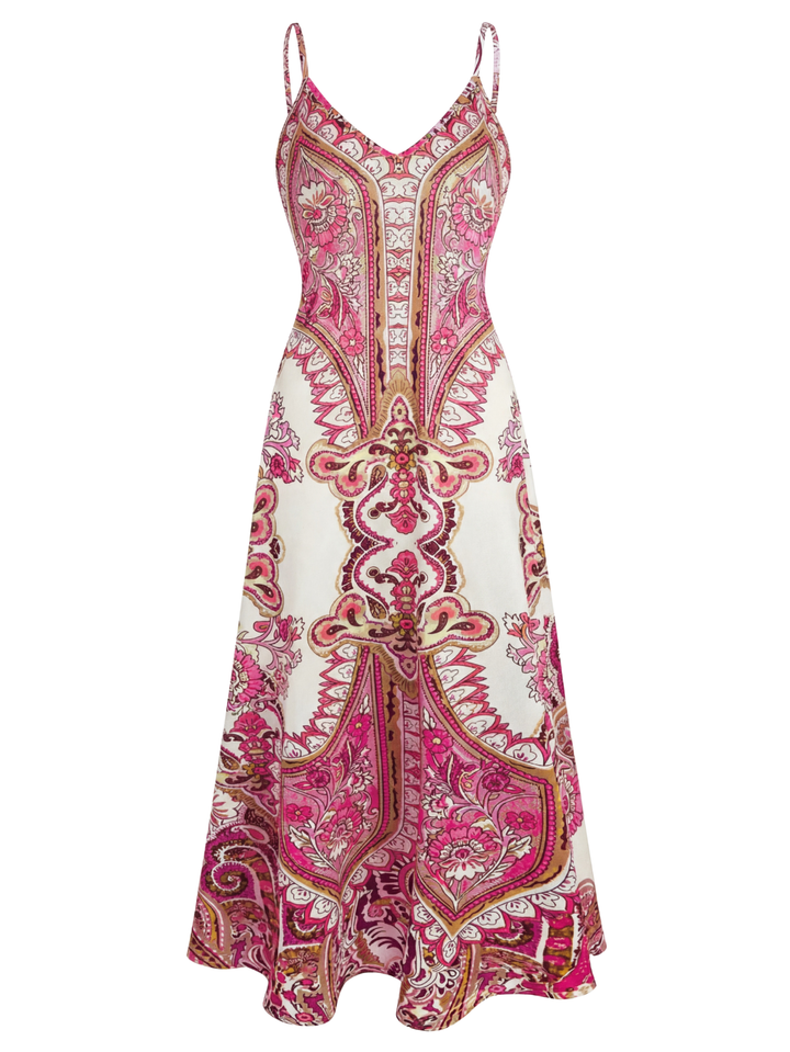 Georgina | Boho Floral Print Dress