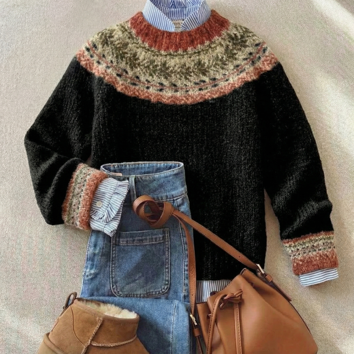 Lorraine | Heritage Nordic Knit Sweater