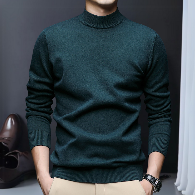 Derik | Chic Mock Neck Sweater
