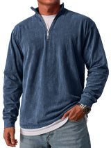 Vhon | Retro Quarter Zip Shirt