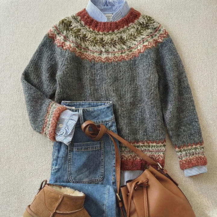 Lorraine | Heritage Nordic Knit Sweater