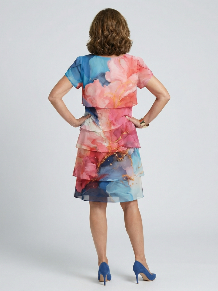 Mira | Floral Tiered Dress