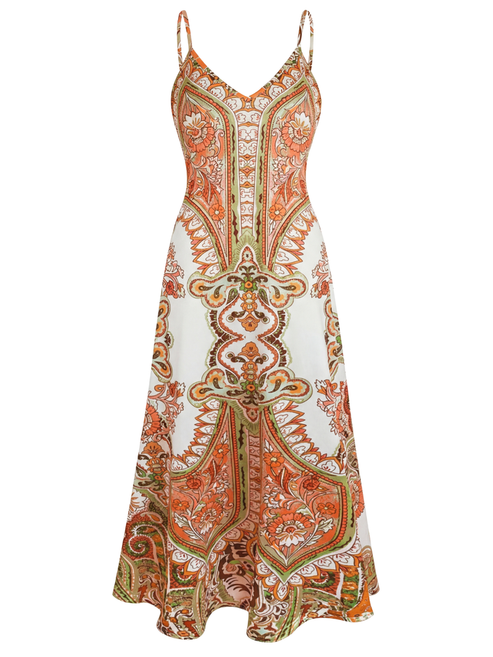 Georgina | Boho Floral Print Dress