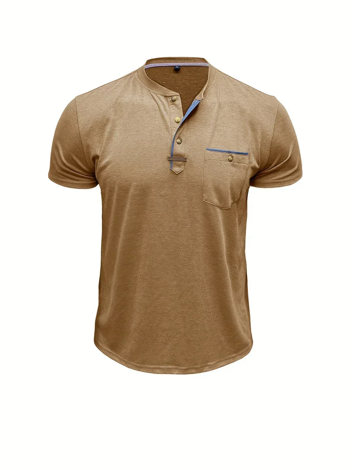 Slade | Classic Round Neck Pocket Shirt
