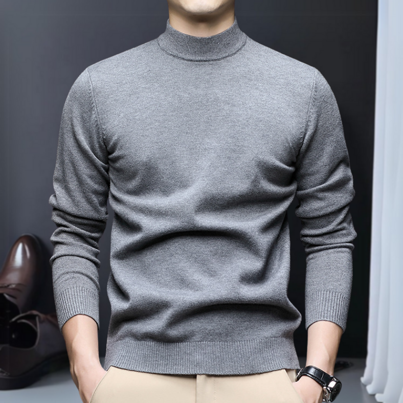 Derik | Chic Mock Neck Sweater