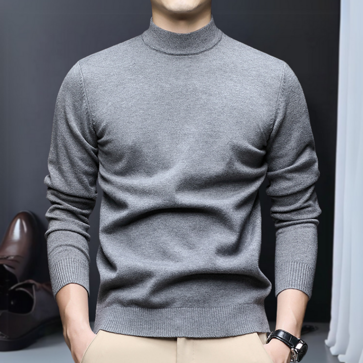 Derik | Chic Mock Neck Sweater