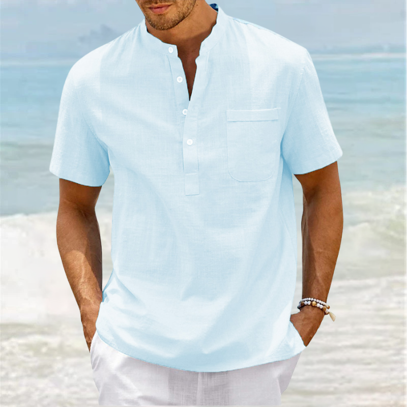 Jude | Smart Casual Stand-Up Shirt