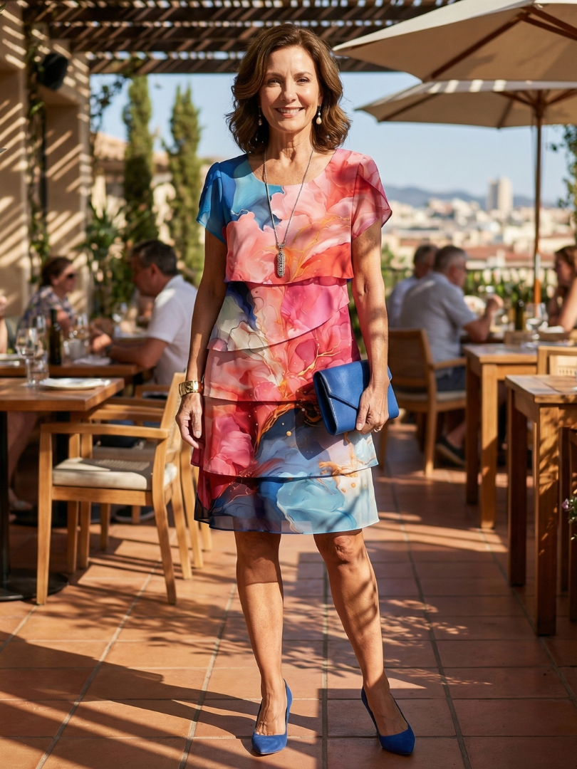 Mira | Floral Tiered Dress