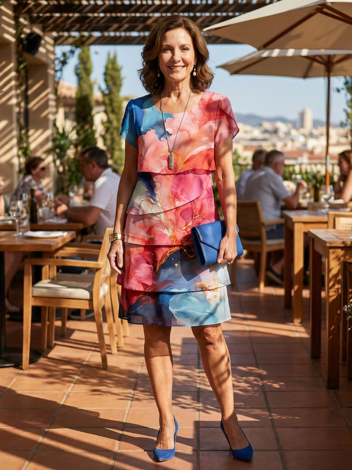 Mira | Floral Tiered Dress