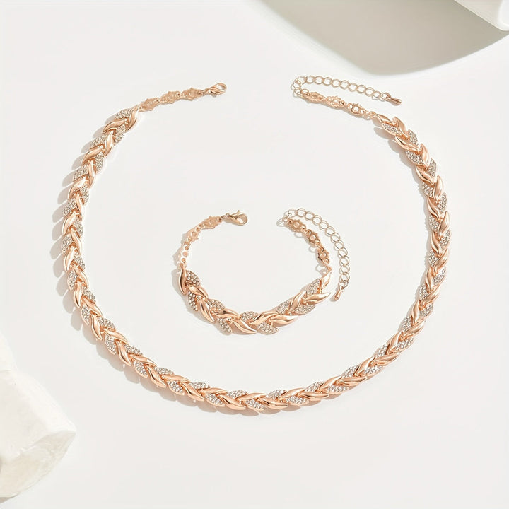 Claudine | Fish Tail Necklace & Bracelet Set