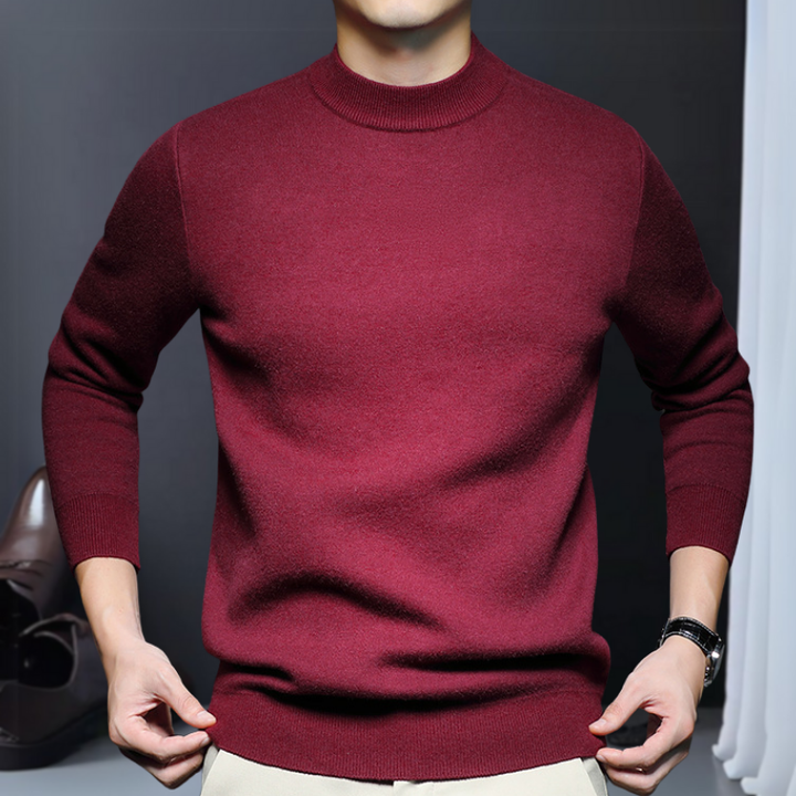 Derik | Chic Mock Neck Sweater