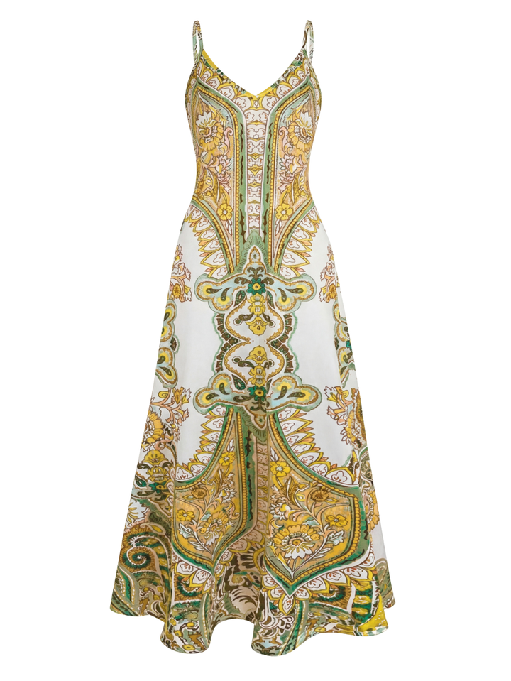 Georgina | Boho Floral Print Dress
