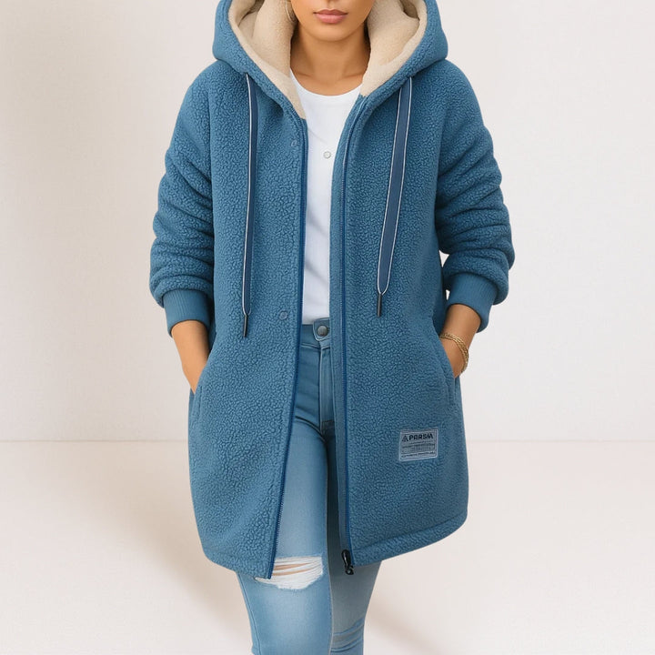 Noelle | Cosy Hooded Zip Jacket