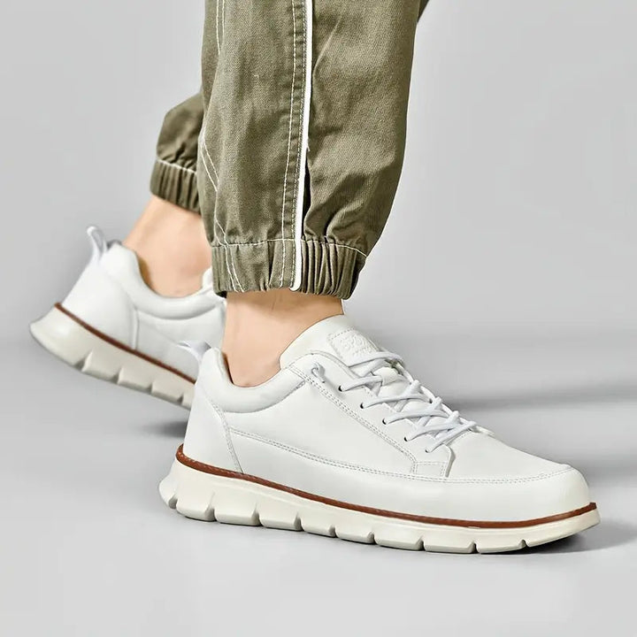 James – Comfortable Leather Trainers